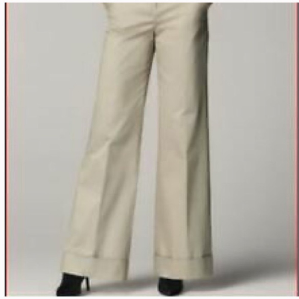 Massimo Dutti High Rise Wide Leg Pants